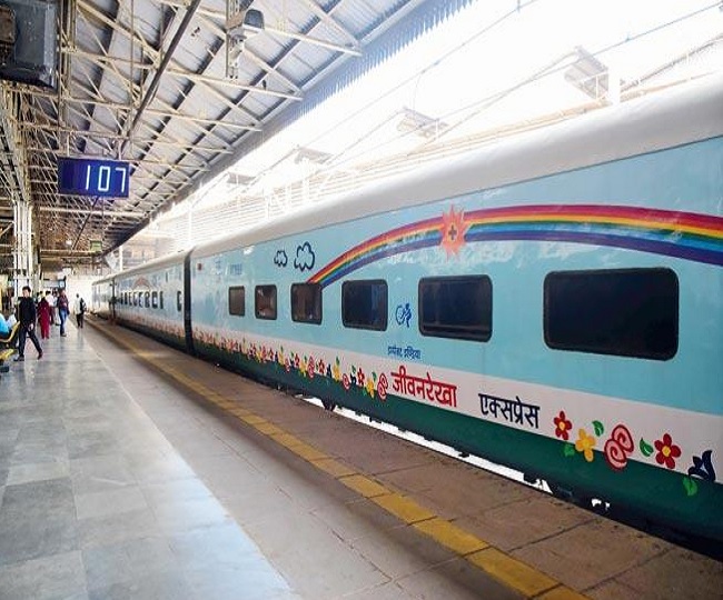 India's first hospital train 'Lifeline Express' arrives in Mumbai to get  new set of trips