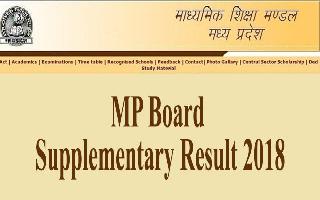 MP 10th and 12th Board supplementary exam result released at mpsc.nic.in,..