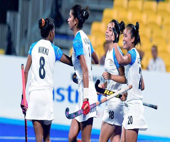 Indian women's hockey team secures place in Olympics qualifiers final round