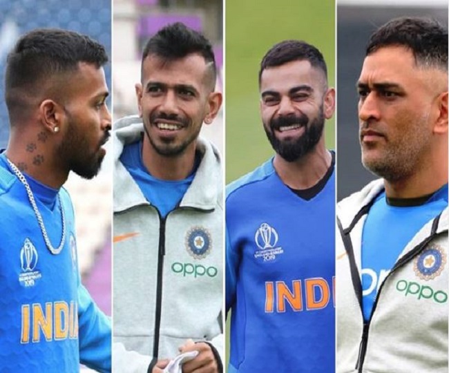 WC 2019 | Kohli, Dhoni, Pandya, Chahal celebrates Pak victory with new  haircuts