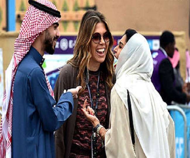 saudi arabian men and women