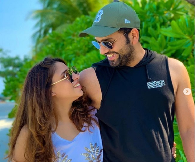 Rohit Sharma and Ritika Sajdeh