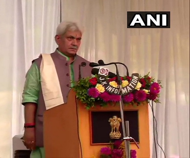 Manoj Sinha takes oath as new Lieutenant Governor of Jammu and Kashmir 