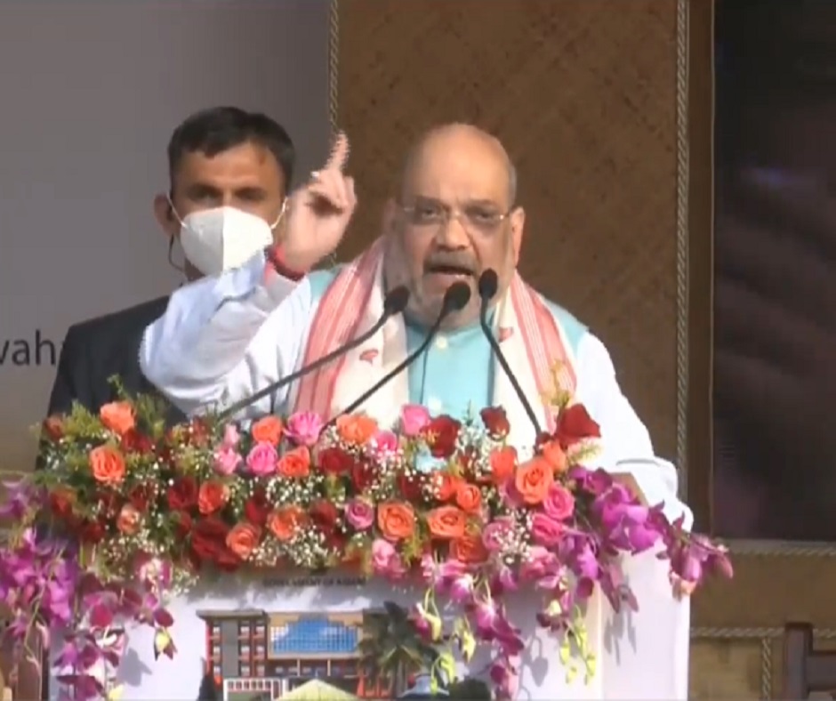 Infiltration a big problem in Assam, only we can stop it': Amit Shah launches BJP's 2021 poll campaign