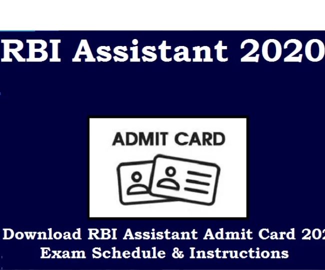 RBI Assistant admit card for prelims 2020 released, here's how to download