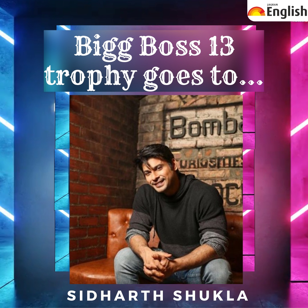 Shukla becomes of Bigg Boss lifts trophy along with Rs 50 lakh cash prize
