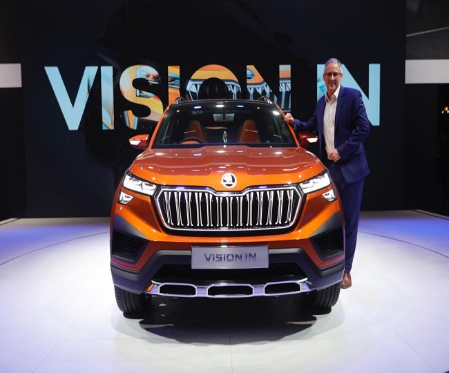 Auto Expo 2020: Skoda India showcases its mid-size concept SUV ‘Vision IN’ based on Volkswagen’s MQB A0 platform   