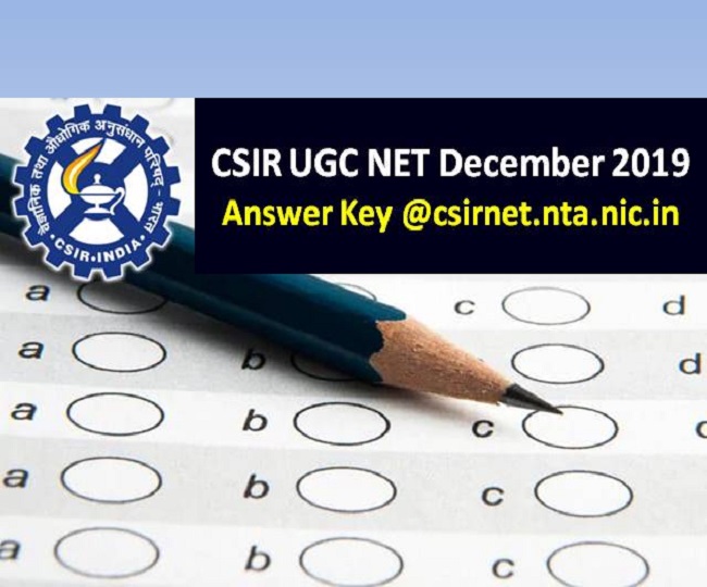 Nta releases csir net answer key 2019 here s how to check
