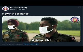 'How's the distance': Mumbai Police twists Uri's famous dialogue to remind..
