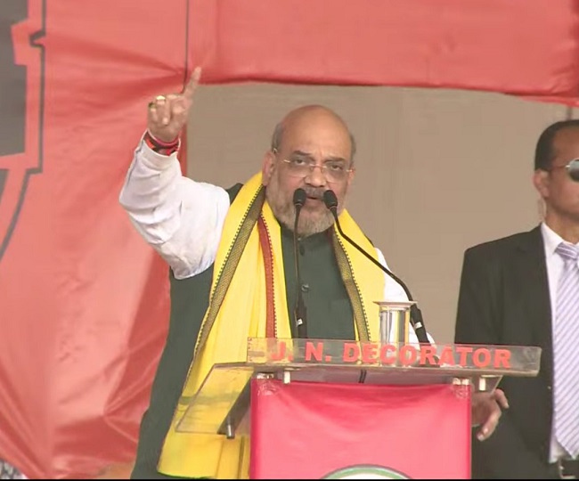 Amit Shah launches BJP's 'Aar Noi Annay' campaign in West Bengal, attacks Mamata Banerjee for misleading public on CAA 