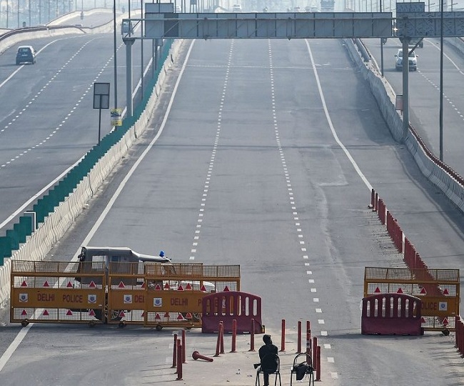 Coronavirus Outbreak Delhi Borders Sealed Curfew Passes Must For Movement Of Essential Goods