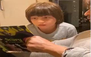 Shah Rukh Khan becomes a 'scary' storyteller for AbRam's 7th birthday