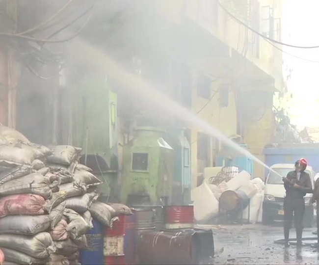 Major fire breaks out at footwear manufacturing factory in Delhi's