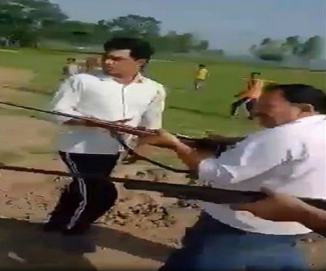 Caught on Camera: Samajwadi Party leader, son shot dead in UP’s Sambhal ...