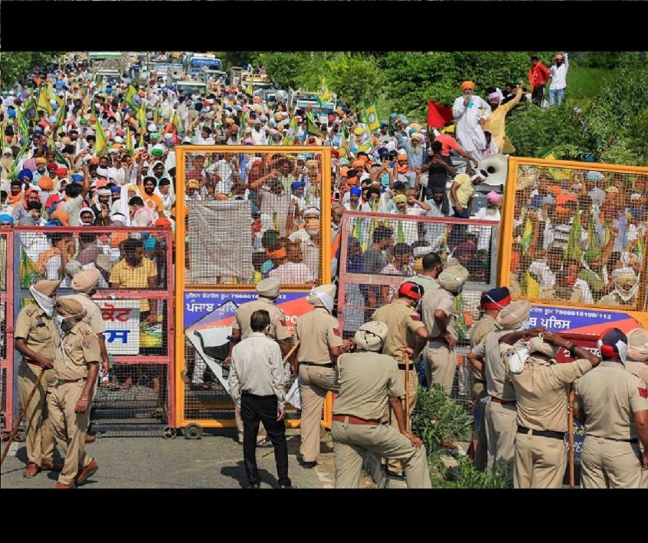 Delhi Chalo March Farmers Face Water Cannons Tear Gas As Protest Intensifies Centre Calls 