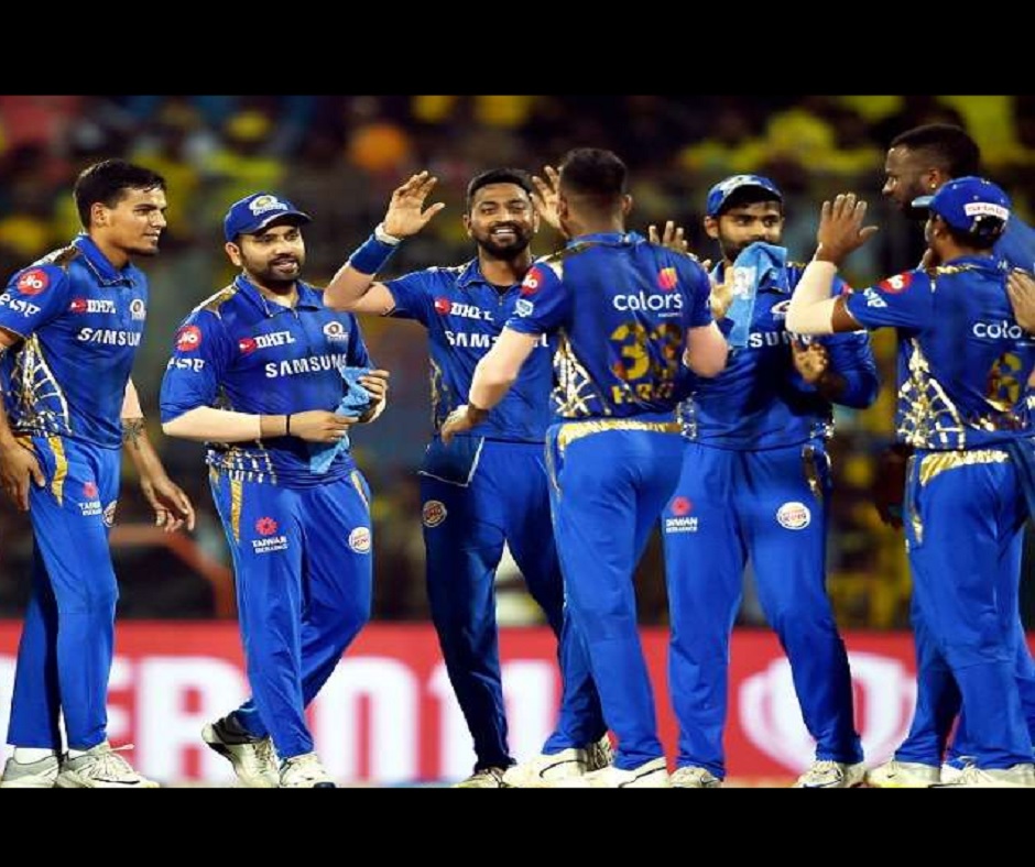 Mumbai indians best sale team jersey 2020