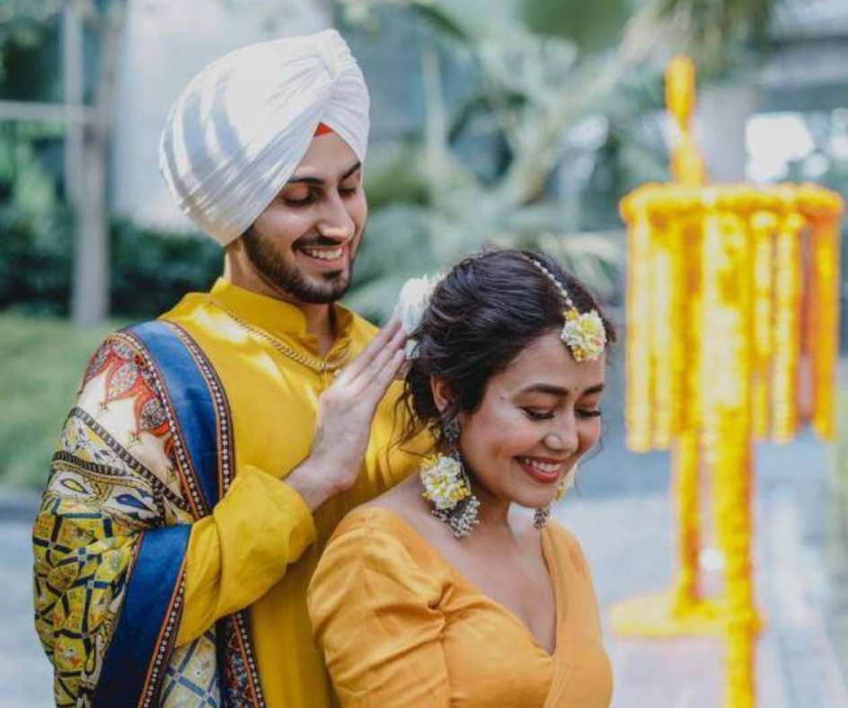 Nehu Da Vyah Neha Kakkar And Rohanpreet Singhs Haldi Ceremony Pictures Are Out And It Just Can 