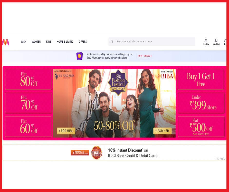 Myntra Big Fashion Festival Sale: Score up to 80% off on Women, Men and  kids branded clothes