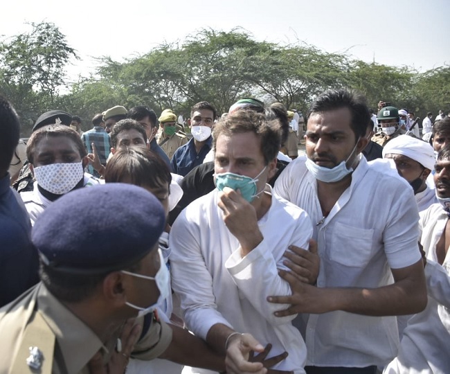 WATCH: Rahul Gandhi, Arrested Under Sec-188, Roughed Up By Police In ...