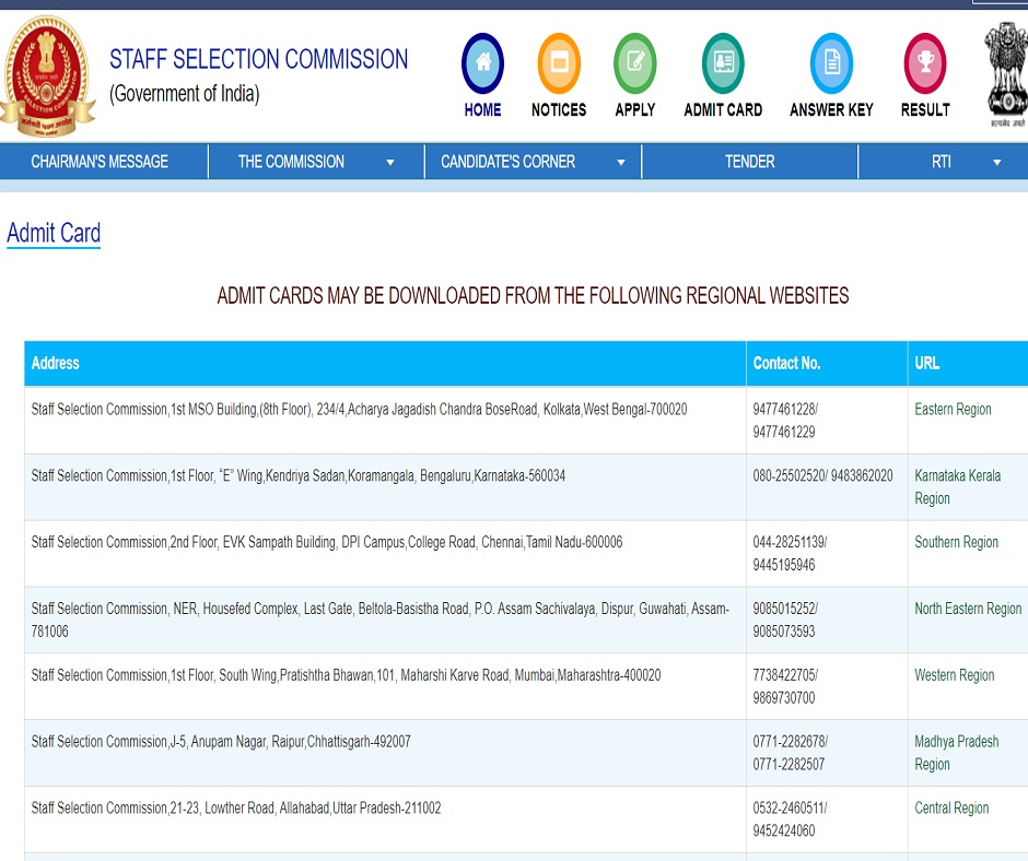 Ssc.nic.in : Ssc Calendar 2020 21 Released Ssc Nic Check Your Staff