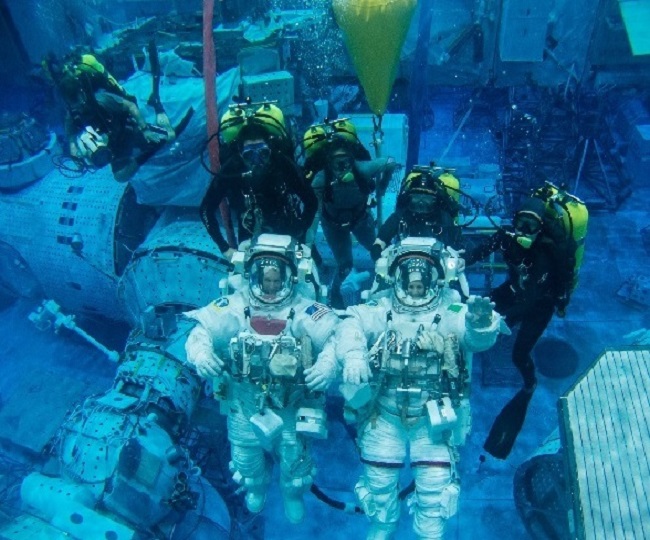 Special suits, underwater training for astronauts NASA gears up for