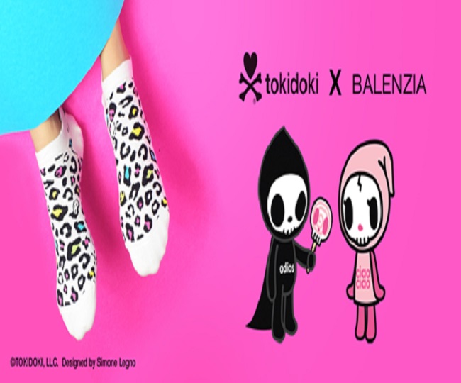 Best from 'Socksville': Balenzia, the award-winning socks brand, presents yet another fascinating collaboration tokidoki X Balenzia