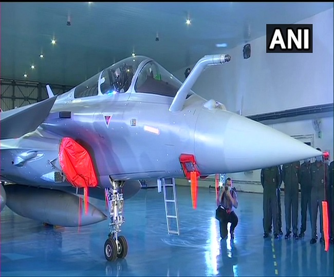In Pics: 5 Rafale jets join Indian Air Force's 17 Squadron at Ambala ...