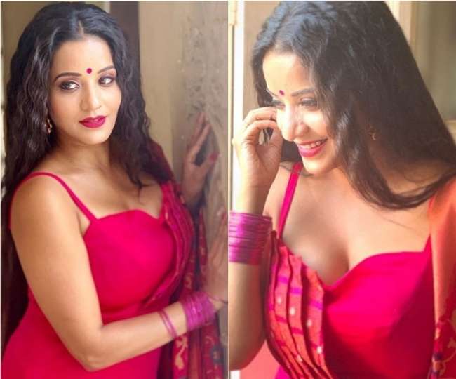 Monalisa Hot Pics: Bhojpuri sensation Monalisa sets temperature soaring in  red short dress; here's how fans reacted