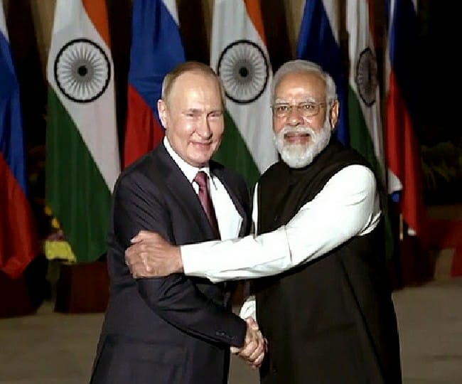 PM Modi meets Vladimir Putin in Delhi; 'India a time-tested friend ...