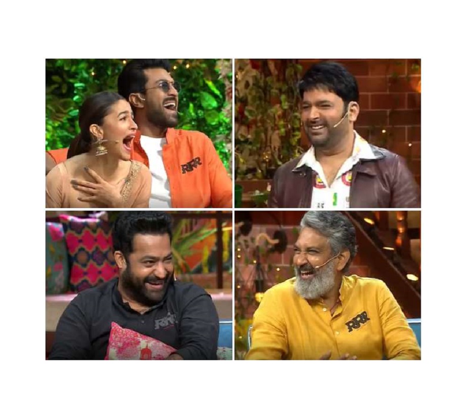 RRR star cast Alia Bhatt, Jr NTR, Ram Charan laugh their guts out at The Kapil Sharma Show | Watch