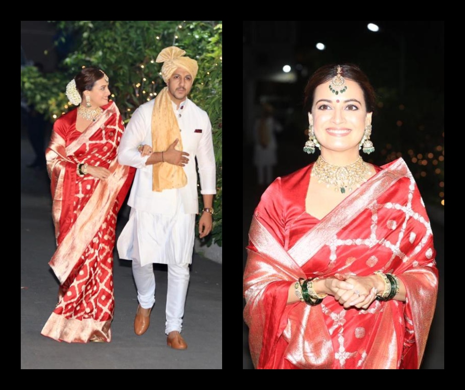 Dia Mirza And Vaibhav Rekhi S Wedding Catch The First Glimpse Of The Bride And Groom