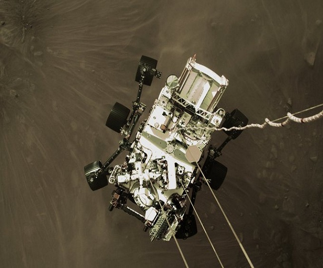 NASA's Perseverance Rover sends stunning images, selfies from Red planet | See Pics