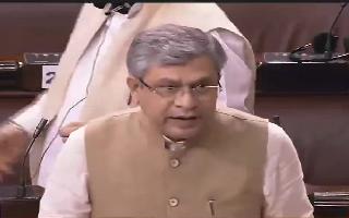 Ruckus in Parliament as TMC's Santanu Sen snatches Ashwini Vaishnaw's..