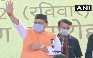 Pushkar Singh Dhami, BJP MLA from Khatima, sworn-in as 11th chief minister of Uttarakhand