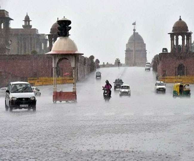 Delhi Ncr Weather Forecast Light Rains Gusty Winds To Continue On