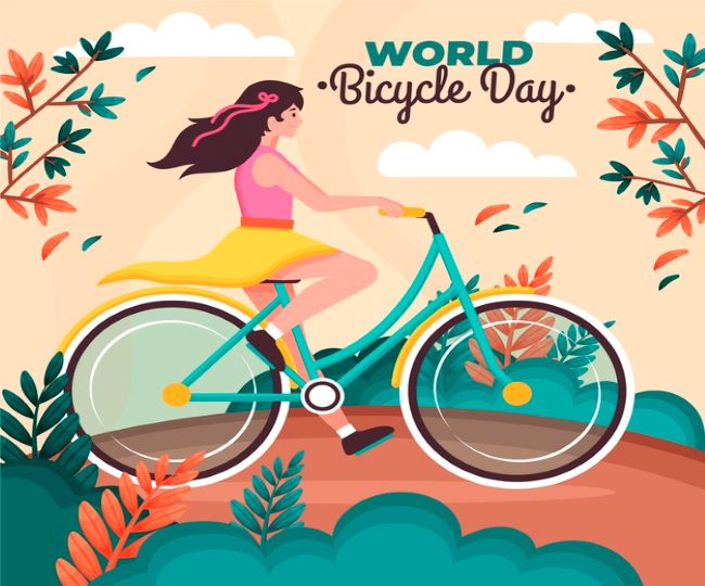 Happy World Bicycle Day 2021 Wishes messages SMS quotes