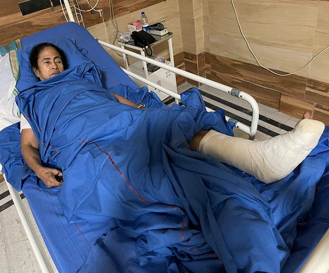 Mamata Banerjee claims being pushed, injured in Nandigram, EC seeks report; BJP calls it 'drama'