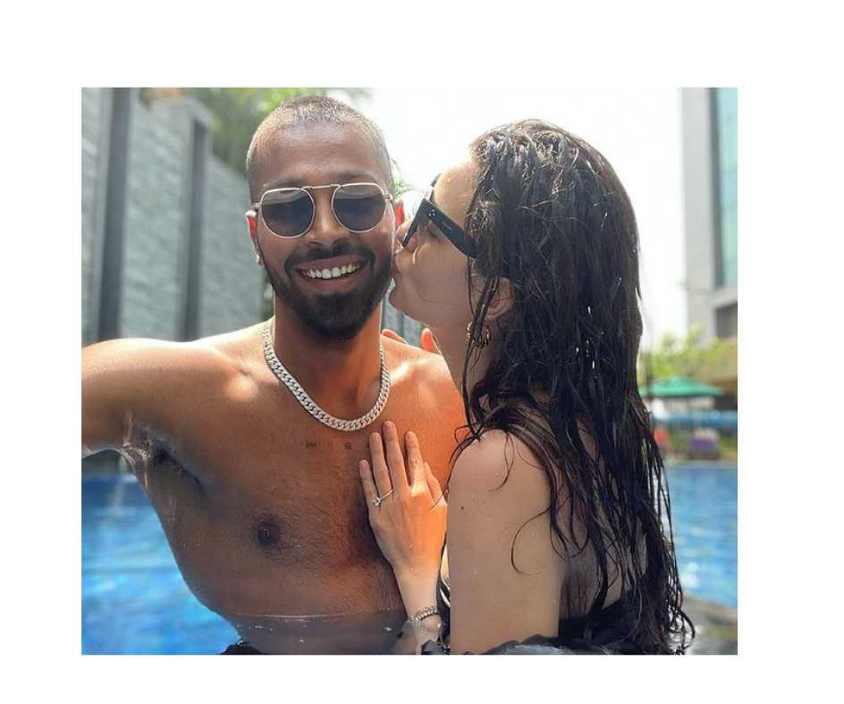 Hardik Pandya Gets Kissed By Wife Natasa Check Out 3 Viral Pool Pics Of Other Cricketers