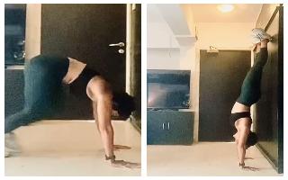 Mandira Bedi shares video practicing handstand; know how this exercise can..
