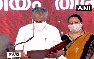 Days after LDF's thumping win, Pinarayi Vijayan sworn-in as chief minister..