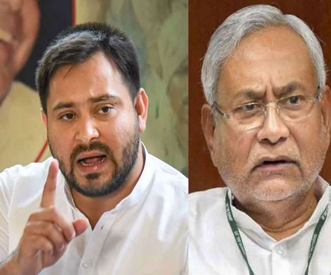 Bihar CM Nitish Kumar takes anti-liquor oath, Tejashwi Yadav hits out