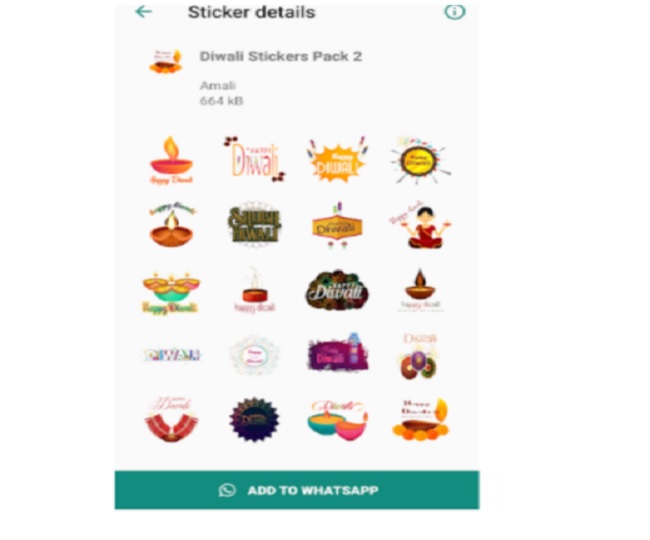 Diwali stickers deals for whatsapp