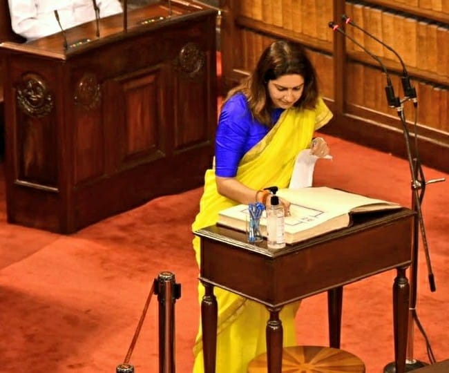 Priyanka Chaturvedi, 11 other Rajya Sabha MPs suspended for remainder of Parliament winter session