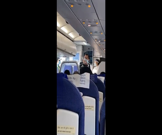 IndiGo flight attendant makes announcement in Bhojpuri; netizens call it 'thoughtful move' | Watch Video