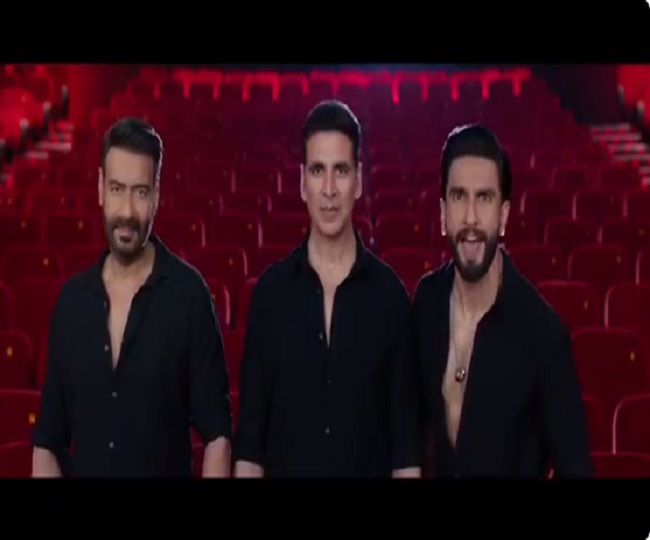 Sooryavanshi Teaser: Akshay Kumar, Ajay Devgn and Ranveer Singh share video