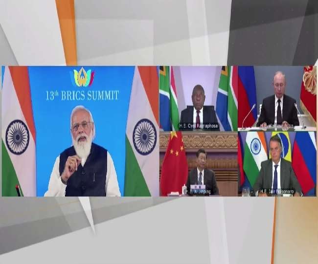 BRICS leaders call for &lsquo;peaceful settlement&rsquo; of Afghan crisis, adopts &lsquo;New Delhi Declaration&rsquo;