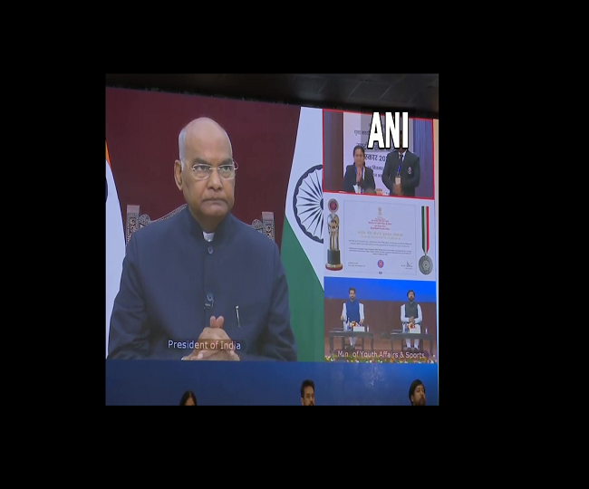 President Ram Nath Kovind Confers National Service Scheme Awards For