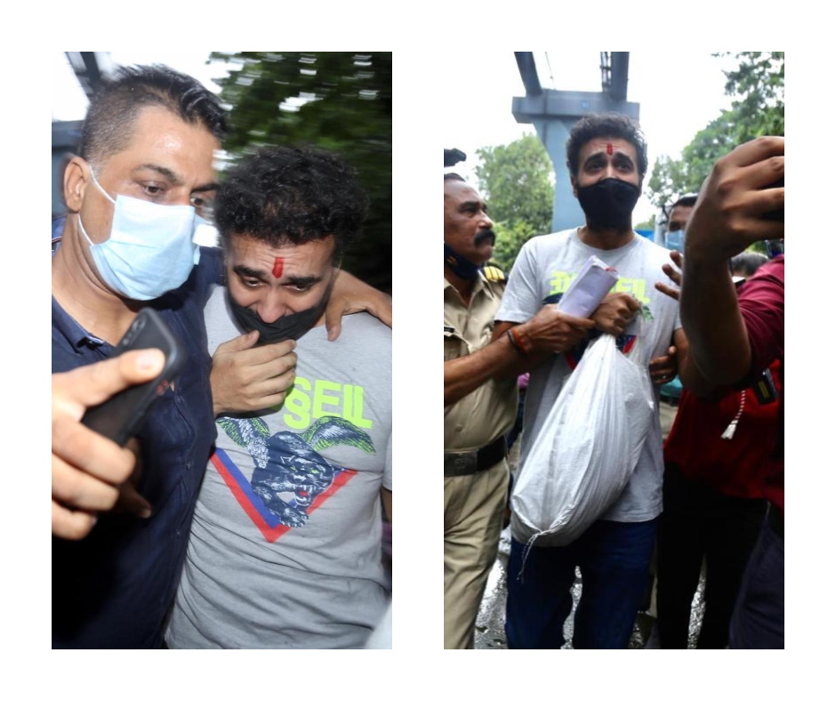 Raj Kundra Spotted Outside Mumbai S Arthur Road Jail After Getting Bail In Adult Films Case Watch