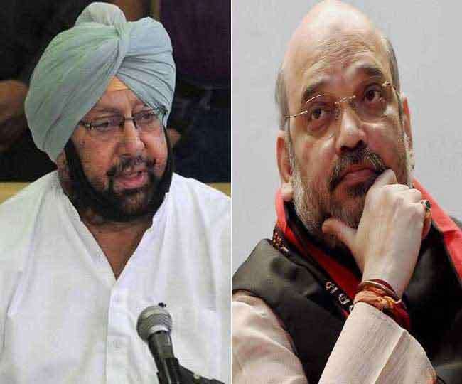 Capt Amarinder Singh Meets Home Minister Amit Shah In Delhi Amid Punjab