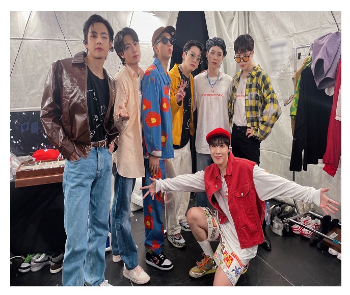 BTS sport eccentric fashion outfits worth Lakhs at Permission to Dance Tour in Las Vegas Check here